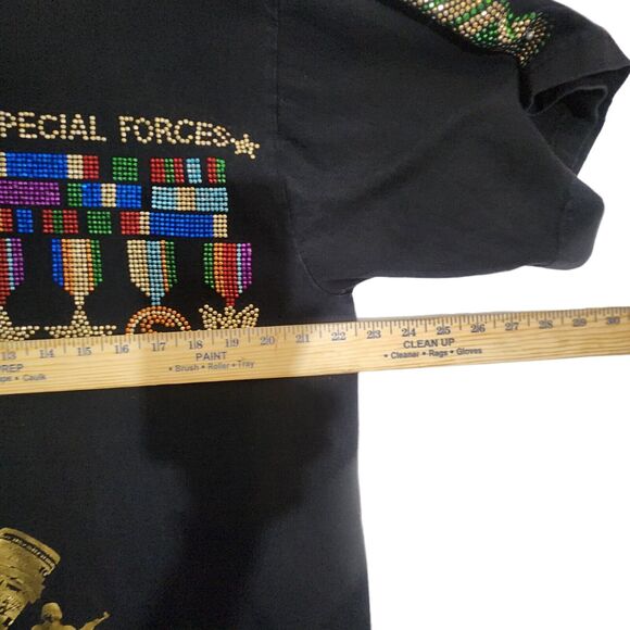 VTG XL MEN T-SHIRT GRAPHIC TEE 90S Y2K HIP HOP BLING STUDDED CONCERT RAPPER NOIZ - Picture 4 of 7